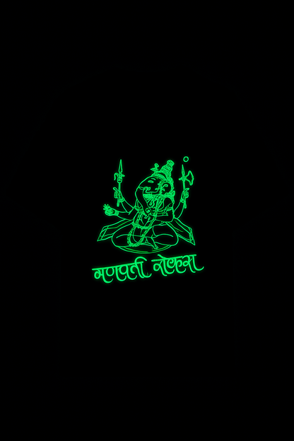 Unisex Bappa Glow in Dark Vinyl T-Shirt