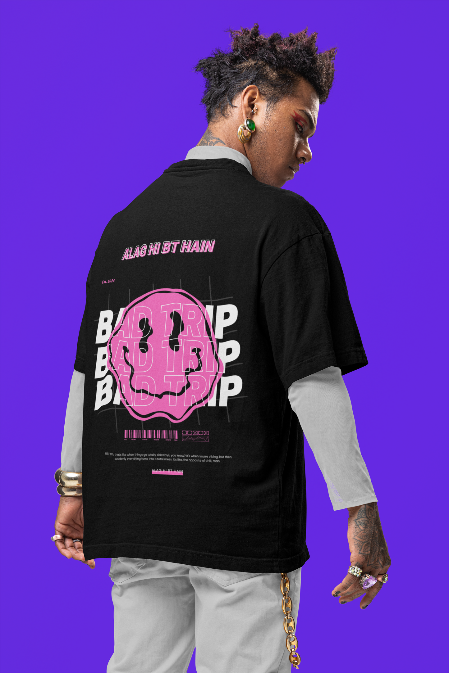 Rizzz Desi Premium Oversized Back Prints