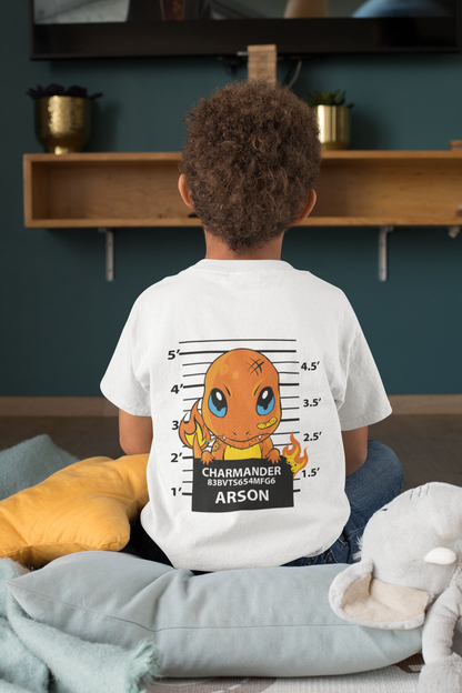 Boy's Crew Neck T-Shirt Back Print