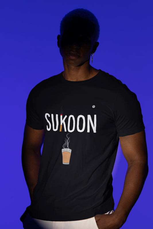 Rizzz Desi Sukoon Dark T-shirt