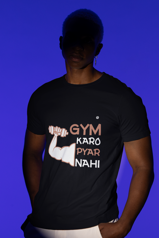Rizzz Desi Gym Dark T-shirt