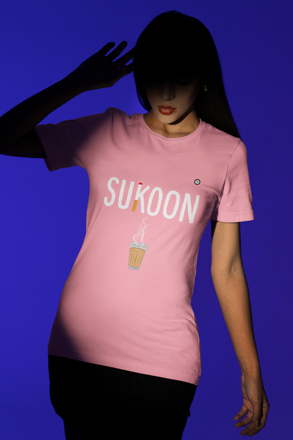 Rizzz Desi Sukoon Woman's T-shirt Light Colors