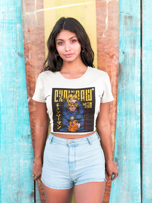 Best Chainsawman Anime Woman's Crop Top Rizzz-series