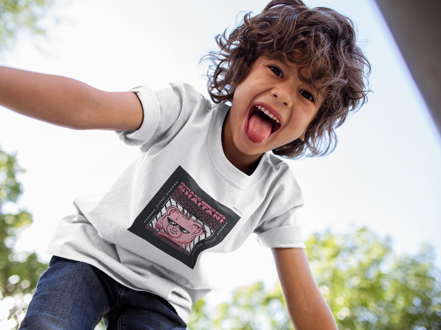 Desi Kid's T-shirt White SD