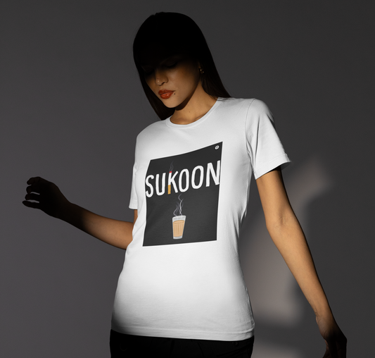 Rizzz Desi Sukoon Woman's T-shirt Light Colors