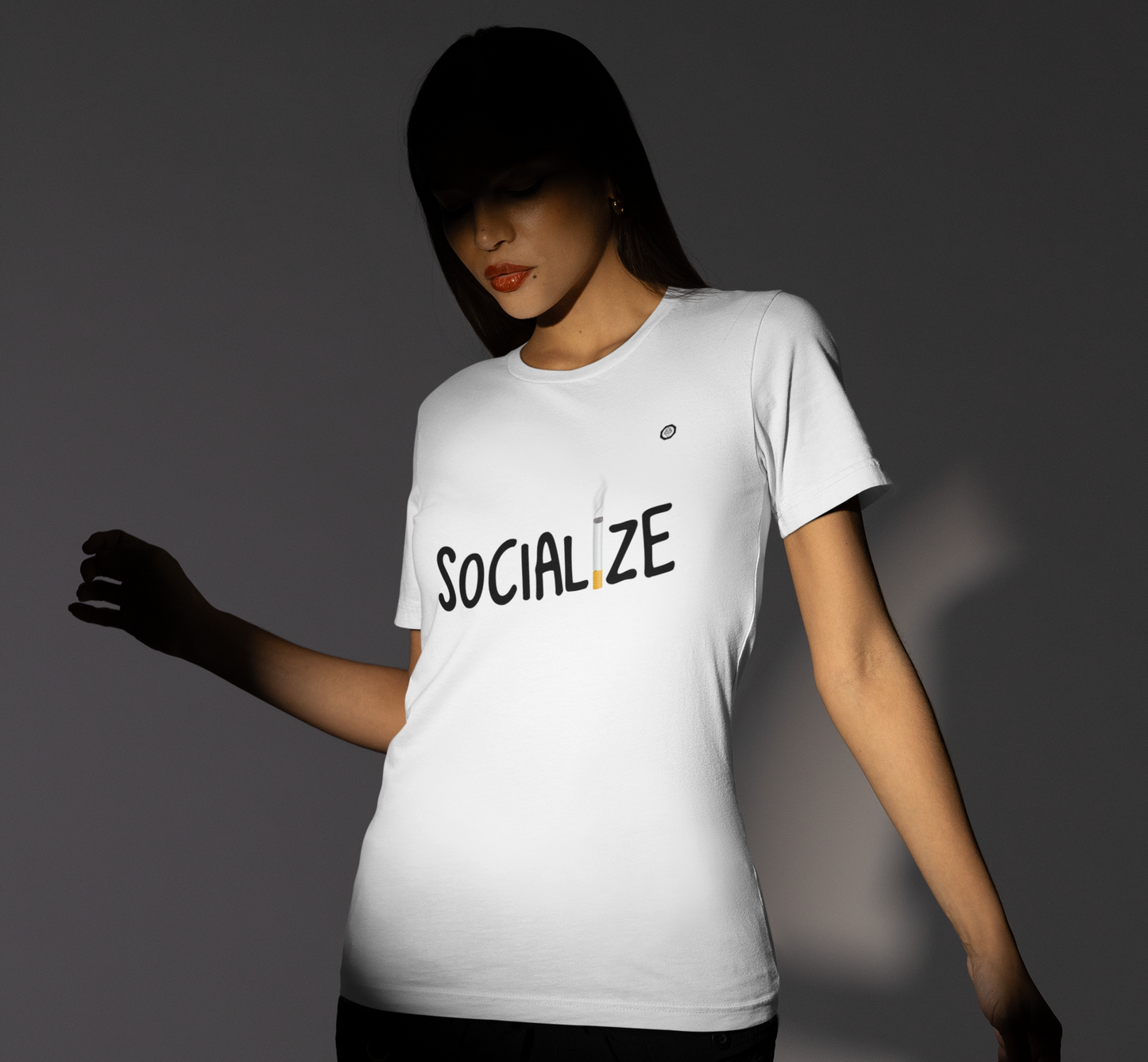 Rizzz Desi Socialize Woman's T-shirt