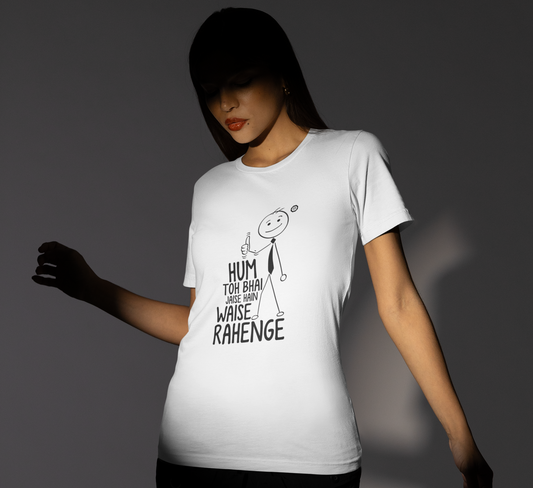 Rizzz Desi Carefree Woman's T-shirt Light Colors