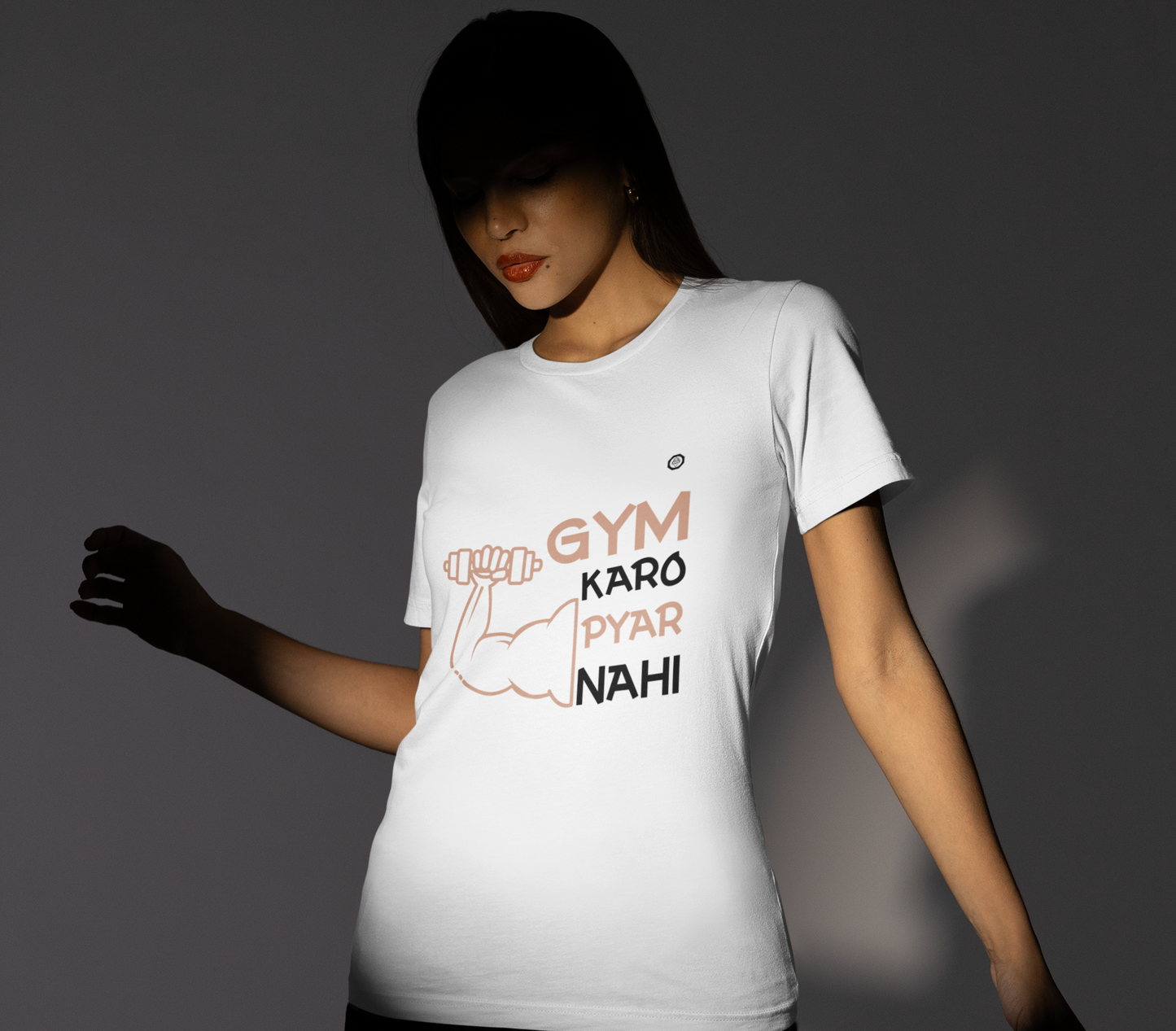 Rizzz Desi Gym Woman's T-shirt Light