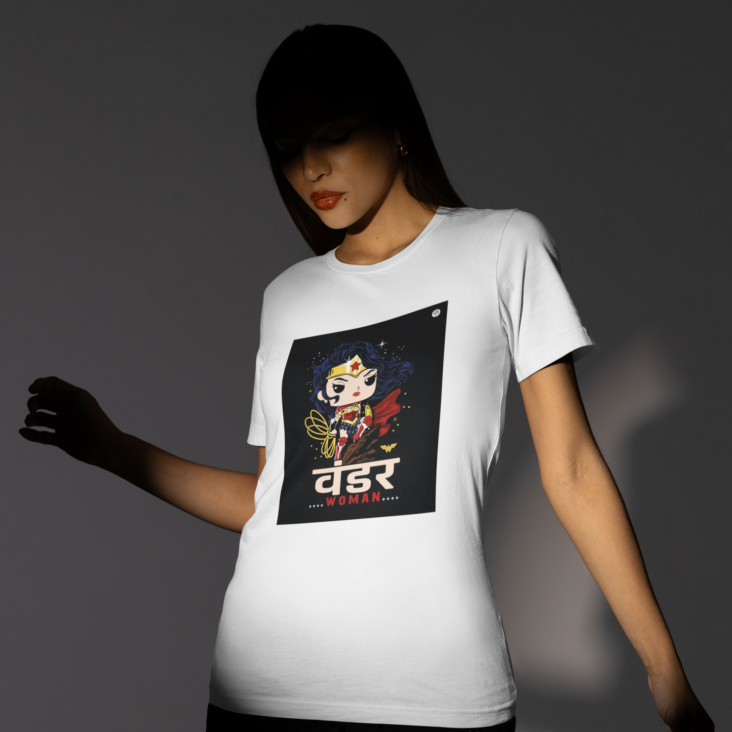 Rizzz Desi Wonder Woman T-shirt Light