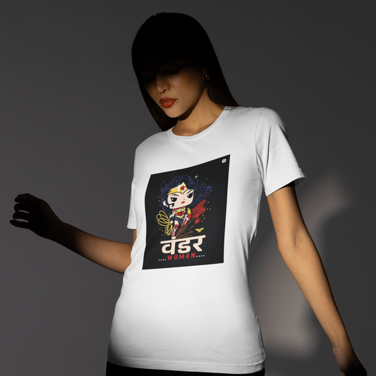 Rizzz Desi Wonder Woman T-shirt Light