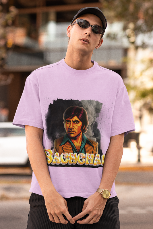 Buy Bachchan Oversized Back Print T-Shirt