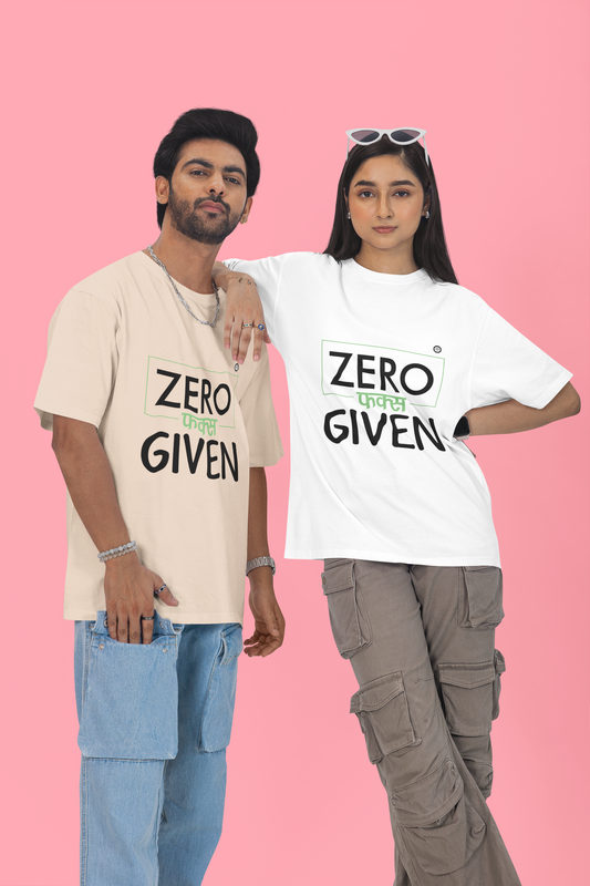 Rizzz Premium Oversized Desi T-shirt ZFG