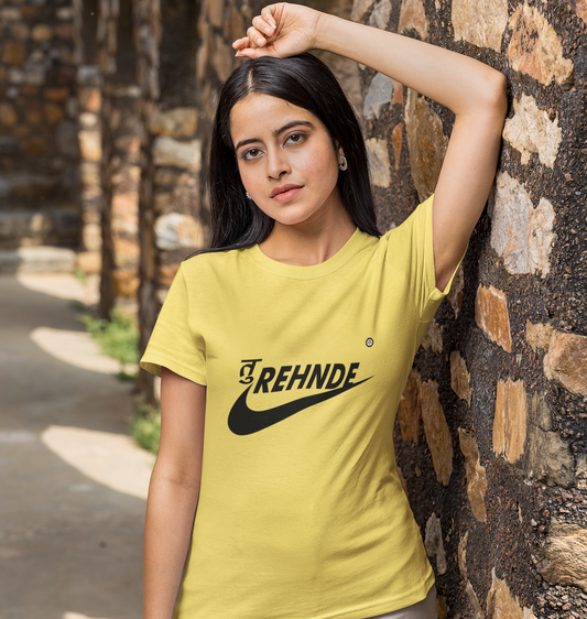 Rizzz Desi Sarc Woman's T-shirt Dark