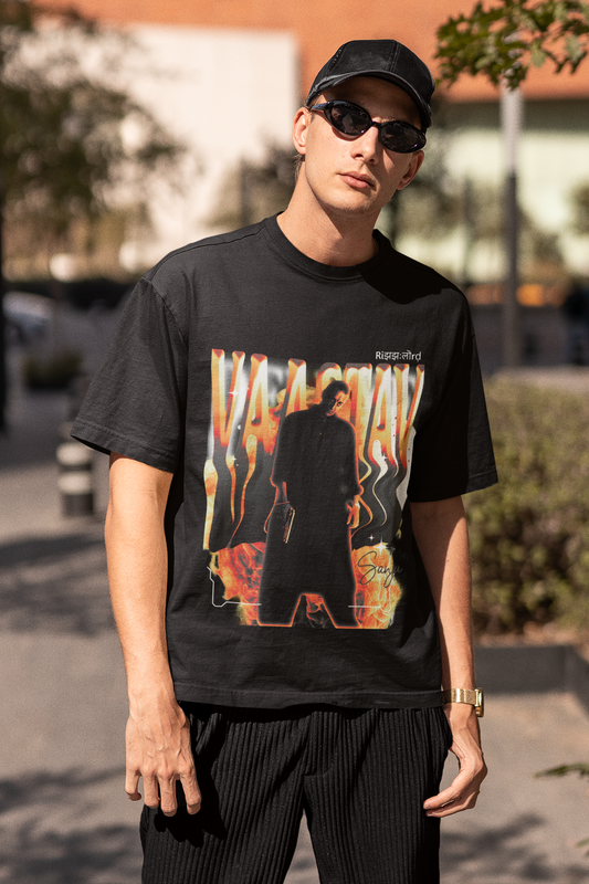 Buy Sanju Baba Oversized T-Shirt Back-print